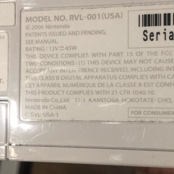 Nintendo Wii RVL-001 Gamecube Comp. w/Monster TRUX Arenas (W4)(B) - Picture 7 of 8